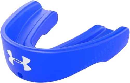 Vista 9 de Under Armour Protector bucal deportivo, ajuste personalizado, incluye correa desmontable para casco
