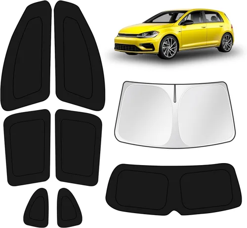 Vista 203 de KUST - Parasol plegable para parabrisas para BMW X1 E84, accesorios 2011 2012 2013 2014 2015, protector de visera de sol ajustable que bloquea