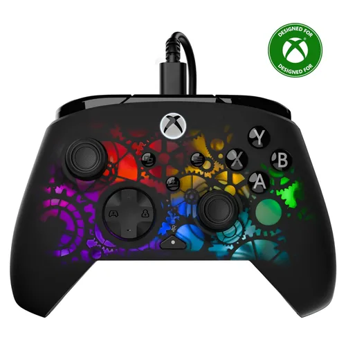 Vista 14 de Turtle Beach Afterglow Wave Wired RGB Gaming Controller - Licensed for Xbox Series X S, Xbox One & Windows PCs - Mappable Buttons, Hall-Effect Hair