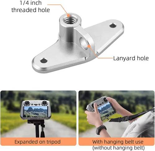 Vista 6 de Soporte para bicicleta con control remoto para bicicleta, clip de bicicleta ajustable, clip de abrazadera para manillar, soporte de controlador RC
