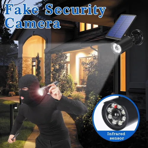 Vista 2 de Luces solares con sensor de movimiento para exteriores, IP67, impermeable, 360°, giratorio, energía solar, luces de inundación para graneros