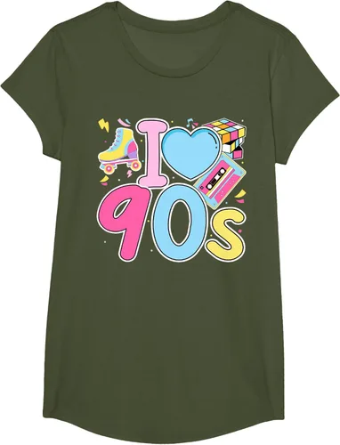 Vista 85 de I Love 90's Retro Style Nostalgia Vibe Funny 1990's Party T-Shirt Negro