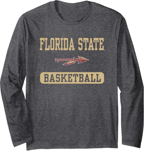 Vista 3 de Camiseta de manga larga con licencia oficial de Florida State Seminoles Basketball, Negro