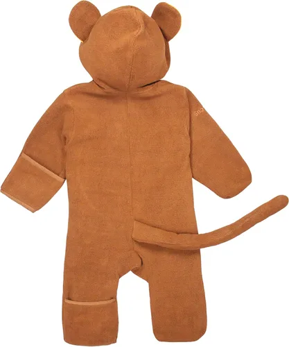 Vista 2 de Snonook Fleece Baby Bunting Bodysuit Baby Winter Suit for Infant Girls and Infant Boys with Fleece Hood and Mittens