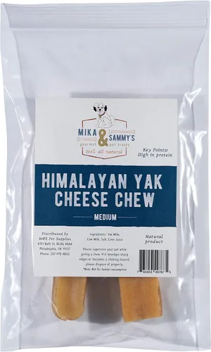 Vista 8 de Mika & Sammy's - Masticables de queso de yak para perros del Himalaya, totalmente naturales, ingredientes limitados para perros pequeños, medianos