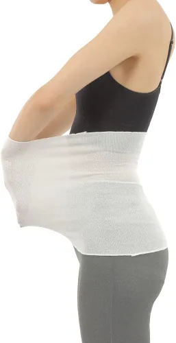 Vista 5 de Calentador de vientre Haramaki - Ropa interior térmica de algodón y seda para mujer, fabricada en Japón