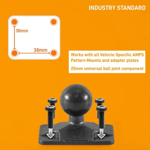 Vista 8 de iBOLT TabDock Dock'n Lock Bizmount - Soporte de base de taladro de bloqueo industrial resistente para todas las tabletas de 7 a 10 pulgadas