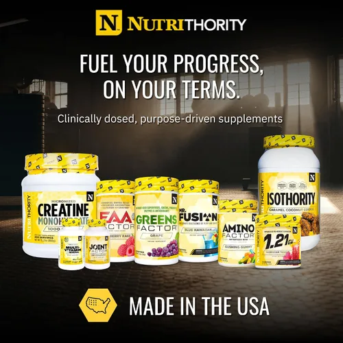 Vista 9 de Nutrithority - Mr. Fusion Pump - Polvo de preentrenamiento, fuerte antes del entrenamiento, sin creatina, polvo energético con aminoácidos