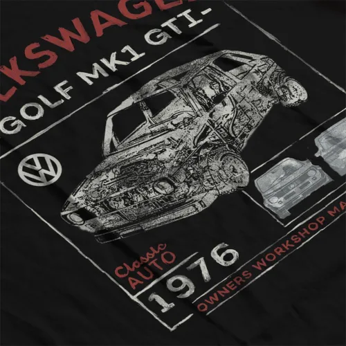 Vista 5 de Volkswagen Golf MK1 GTI Owners Workshop Manual Camiseta para hombre