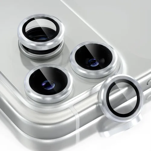 Vista 87 de Choiche Compatible para iPhone 16 Pro/iPhone 16 Pro Max Protector de Lente de Cámara, Vidrio Templado 9H Protector de Pantalla de Cubierta de Cámara