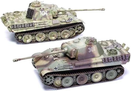 Vista 3 de Airfix Panther Ausf.G 1:35 WII - Kit de modelo de tanque militar de plástico A1352, multicolor, escala 1: 35