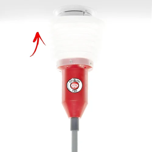 Vista 2 de Nuevo y mejorado fumar PRO - Detector de humo/probador de alarma de incendio + 1 lata de humo