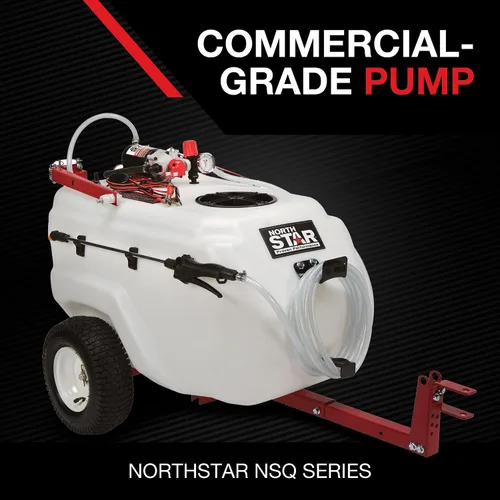 Vista 3 de NorthStar Remolque Difusor y Pulverizador Trasero, de 31 Galones de Capacidad, 2.2 GPM, 12 Voltios a Corriente Directa NSQ on-demand pump