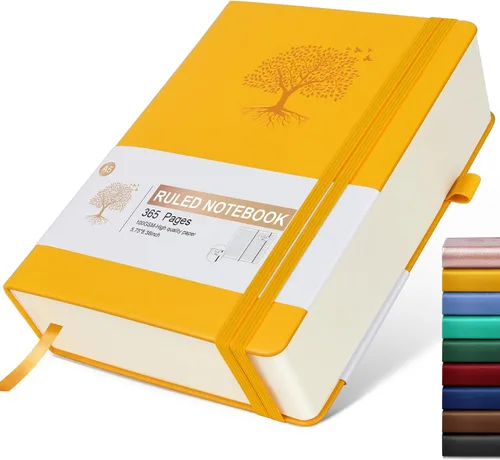 Vista 29 de Ansopu Cuaderno de puntos, 360 páginas numeradas, cuadrícula de puntos, de 8.5 x 11 pulgadas, papel de punto de 3.53 oz/m², tapa dura gruesa