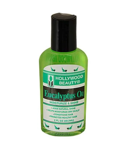 Vista 2 de Hollywood Beauty aceite, eucalipto, verde, 2 fl oz