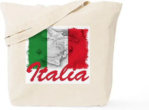 Vista 14 de CafePress Bolsa de compras de lona beige natural reutilizable de Italia
