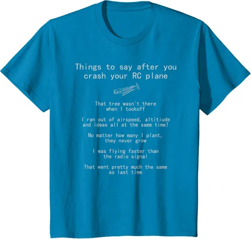 Vista 51 de Cosas que decir cuando te estrellas con tu camiseta RC Plane hobby