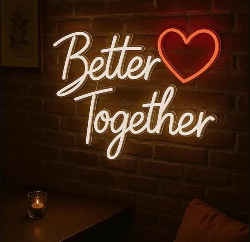 Vista 3 de Letreros de neón personalizados, letrero de neón personalizable para decoración de pared, letrero de neón personalizado para boda y cumpleaños