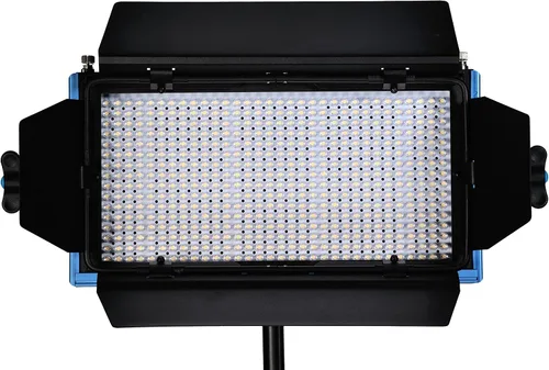 Vista 8 de Dracast Pro Series LED500 Kit de 3 luces LED de luz diurna con placas de batería de montaje en V y soportes de luz