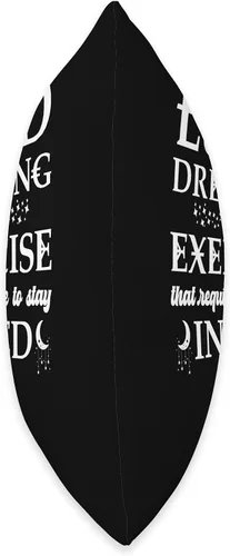 Vista 2 de Lucid Dreaming Exercise Required Stay In Bed Gift Requiere ejercicio para permanecer en la cama Lucid Dream - Almohada de 16 x 16 pulgadas