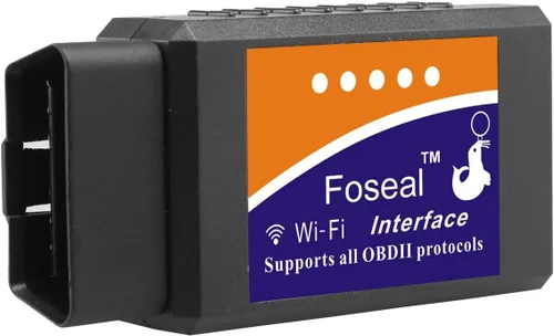 Vista 4 de Foseal Escáner OBD2 de Wifi, lector de código de coche Compruebe la luz del motor herramienta de diagnóstico de la exploración para iOS y Android