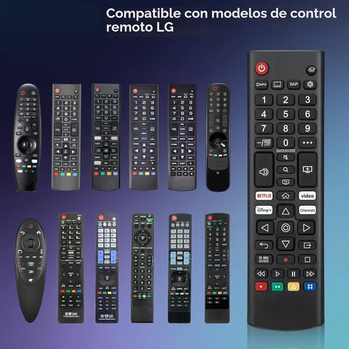 Vista 3 de Universal para LG-Smart-TV Reemplazo de control remoto con garantía de 1 año