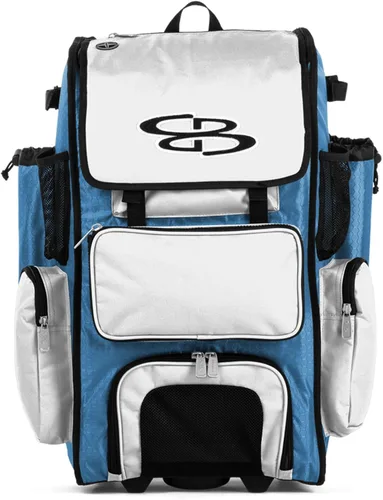 Vista 86 de Boombah Rolling Superpack - Bolsa para equipo de béisbol/sóftbol, varios colores, mango telescópico y capacidad para 4 murciélagos, versión