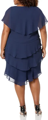 Vista 2 de S.L. Fashions Vestido de talla grande para mujer