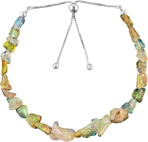 Vista 11 de OdrillionGems Natural Raw Gemstone & Rough Crystal Bolo Bracelet for Women