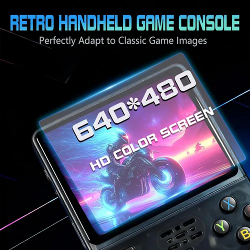 Vista 3 de R36S Consola de juegos portátil retro consola de juegos portátil retro consola de juegos retro precargada con juegos integrados consola emuladora