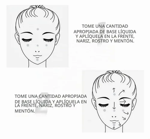 Vista 5 de PHOERA - Base de maquillaje líquida mate suave y impecable para mujeres. (porcelana #101)