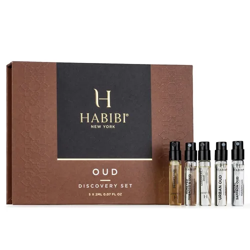 Vista 5 de H HABIBI Oud - Juego de muestras de perfume para hombre, 10 x 0.1 fl oz