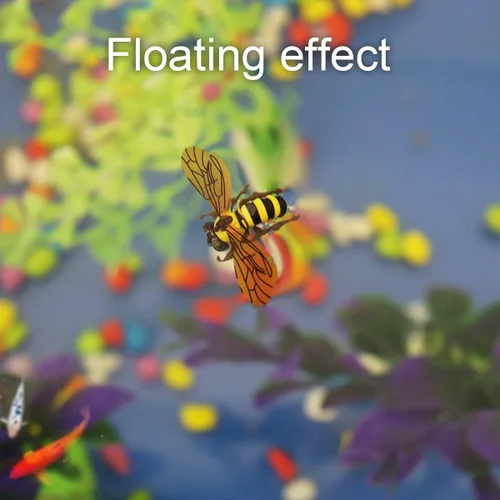Vista 6 de 2 señuelos de pesca con mosca de abeja, señuelos de pesca de trucha de abejorro, pesca con mosca