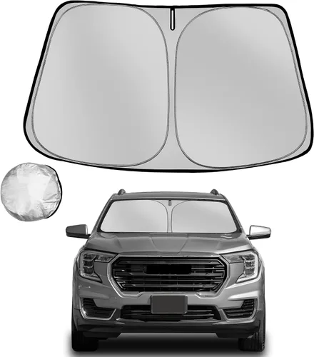 Vista 19 de [Usado] Parasol para parabrisas Che-vrolet/Chevy Silverado 1999-2006 plegable para ventana delantera de automóvil, bloquea los rayos UV y el calor
