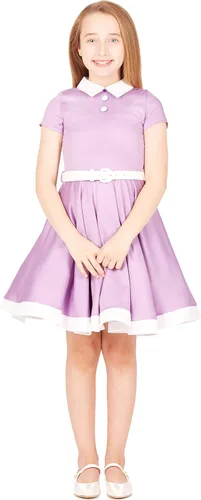 Vista 3 de BlackButterfly Vestido para niñas "Lucy" vintage Clarity 50, Negro