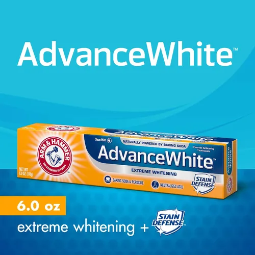 Vista 9 de Arm & Hammer Advance White Extreme Whitening Pasta de dientes, 0.9 onzas (el embalaje puede variar)