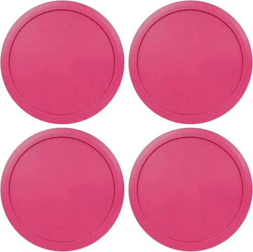 Vista 18 de Tapas de repuesto que se ajustan a los tazones de recipientes de vidrio Pyrex para almacenamiento de alimentos de 4 tazas, tapas redondas