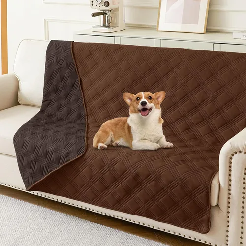 Vista 142 de hyha - Manta impermeable para cama de perro, mantas suaves para mascotas, funda impermeable para sofá para perros, fundas reversibles lavables