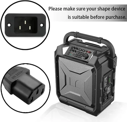 Vista 2 de Cable de alimentación para altavoz Bluetooth Monster Rockin Roller 2 3 RR2 RR3