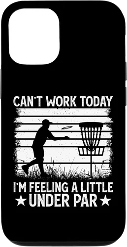 Vista 4 de iPhone X/XS Can't Work Today I'm Feeling A Little Under Par - Disc Golf Case