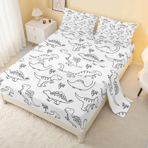 Vista 12 de CVHouse Juego de sábanas de mariposa arcoíris tamaño Queen para niñas, niños, adolescentes – Juego de ropa de cama ajustable de 4 piezas B1