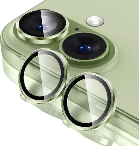 Vista 47 de Tensea Protector de Lente de Cámara para iPhone 13 mini/iPhone 13, Cubierta de Cámara de Vidrio Templado 9H Protector de Pantalla Anillo Individual