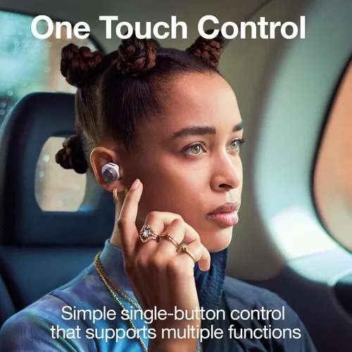 Vista 7 de Bowers & Wilkins Pi5 Auriculares intrauditivos inalámbricos, 4 micrófonos integrados, Bluetooth 5.0 con Qualcomm aptX, cancelación de ruido Negro
