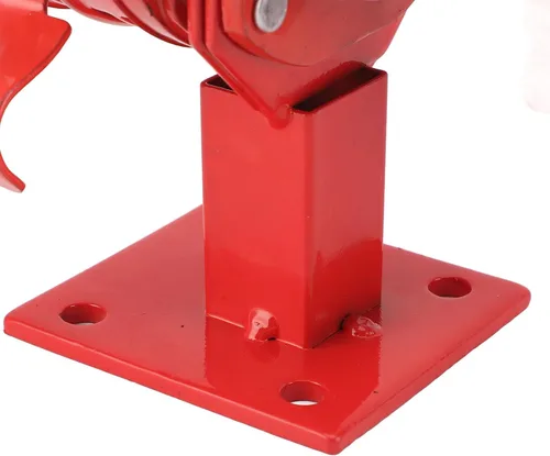 Vista 9 de Keenso Adjustable Volume Hand Crank Siren 110dB Loud Alarm for Emergency, Portable Siren for Outdoor Use (Red)