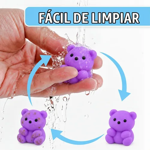 Vista 4 de Paquete de 30 juguetes esponjosos a granel, mini squishies