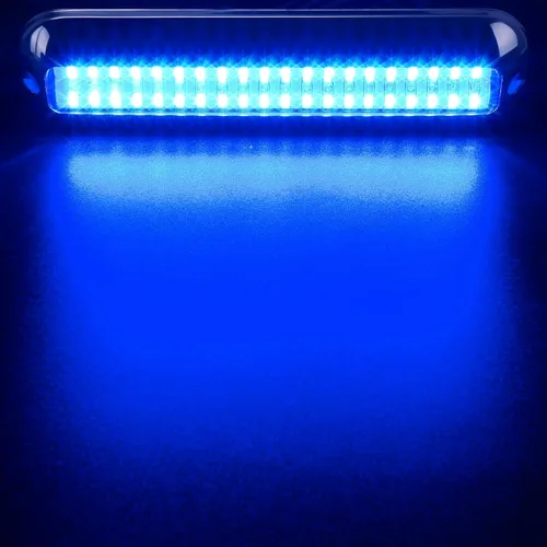 Vista 3 de HUSUKU SOOP3 PRO 2000LM 60LED - Lámpara impermeable para embarcación, luz ultraclara, elevada intensidad, Azul
