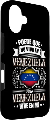 Vista 3 de Funda para iPhone 16 Puede Que Yo No Viva En Venezuela, Pero Venezuela Vive En Mí