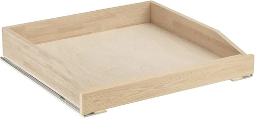 Vista 10 de ROOMTEC Organizador de gabinete extraíble con cierre suave, 13-1/2 pulgadas de ancho x 21 pulgadas de profundidad, cajón extraíble para armarios