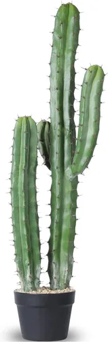 Vista 9 de Cactus artificial grande de 25 pulgadas para decoración del hogar, jardín, oficina, tienda