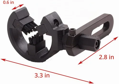 Vista 7 de Juego de flechas de tiro con arco, brocha para batidor, soporte para flechas para arco compuesto/arco recurvo, caza objetivo disparo mano izquierda